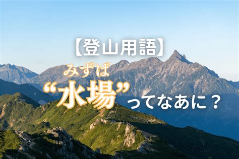 水場 意味|「水場」の英語・英語例文・英語表現